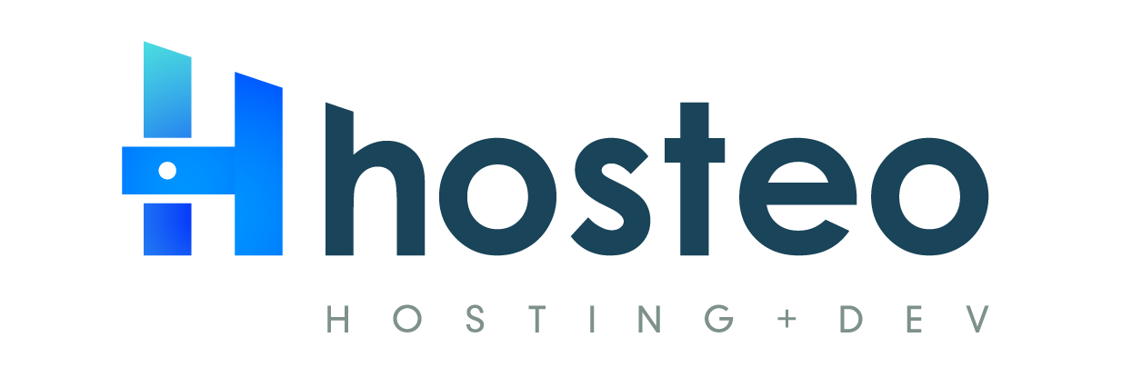 este es el logotipo de mi marca Hosteo